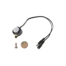 DC 5-24V / 5A con spina per barra luminosa a LED Interruttore sensore di movimento PIR a infrarossi corpo umano (nero)