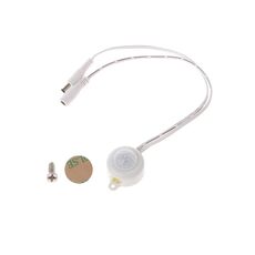 DC 5-24V / 5A con spina per barra luminosa a LED Interruttore sensore di movimento PIR a infrarossi per il corpo umano (bianco)