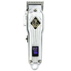 VGR V-267 10W USB Metal Hair Clipper with LED Digital Display & 5 Gears Adjustment (Silver)