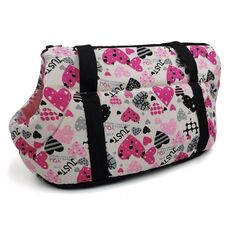 Borsa da trasporto per animali domestici retrò Zaino comodo e traspirante per cani e gatti, taglia: S 45x21x22cm (Love)