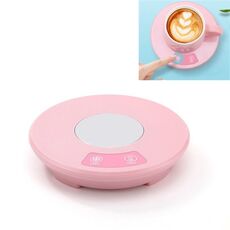 Sottobicchiere riscaldante a raffreddamento rapido USB Mini portatile per auto per riscaldamento e raffreddamento a tazza (rosa)