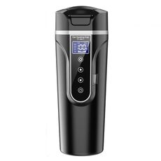 450ml Bottiglia d'acqua per riscaldamento auto Tazza termica Tazza per auto Camion Tazza per acqua bollente universale, Stile: Modelli di auto (Nero)