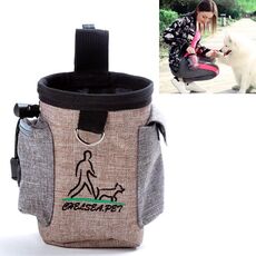 Formazione per animali domestici Borsa a vita da esterno Multifunzionale Snack Bag Snack Forniture per animali domestici (Ginger)