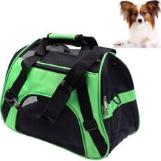 Zaino portatile per animali domestici Dog Go Out Messenger Borsa pieghevole Forniture per animali domestici, specifica: media (verde)