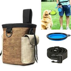 Tasche da addestramento per cani da esterno per addestramento per animali domestici PET PET Snack Borsa per stoccaggio Tasche, Specifiche: Borsa in vita + ciotola pieghevole