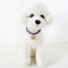 Accessori per animali domestici con collare con fibbia di sicurezza regolabile per cani e gatti, dimensioni: S 17-32 cm, stile: luna (blu)