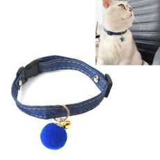 Collare per cani gatto da cowboy per animali domestici con campanello Accessori per animali domestici, dimensioni: S 16-32 cm, stile: pallina piccola