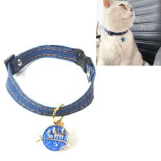6 PCS Pet Cowboy Cat Dog Collar con campana Accessori per animali domestici, Taglia: S 16-32cm, Stile: Cat