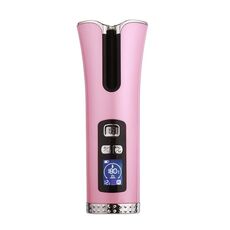 Ricarica USB Ferro arricciacapelli rotante automatico Ferro arricciacapelli da viaggio wireless portatile (rosa)