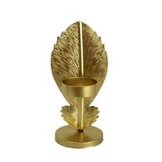 Portacandele in ferro battuto da 2 pezzi Ornamenti per la decorazione del desktop del soggiorno (B oro)