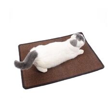 Tappetino antigraffio per gatti Forniture per animali domestici Tappetino per dormire Tappetino per gatti, consegna a colori casuali, specifica: overlock 30x40cm
