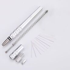 MM VWAN MAGGIO MAGGIO ACCESSIDENTI PER SCRIFTO SCRIFTO TRIMINAZIONE PENNA INCONDARE PENNA IN ACCIAIO INOSSIDABILE RAZOR (argento)
