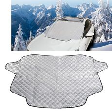 Copri parabrezza anteriore per automobile Copri-neve Plus Parabrezza per auto in cotone Parasole Copri-parasole per auto invernale, consegna a colori casuali