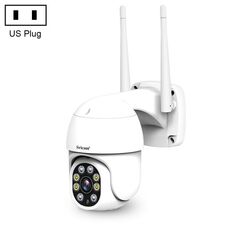 Sricam SP028 1080P HD Telecamera PTZ da esterno, supporto audio bidirezionale / rilevamento movimento / rilevamento umanoide / visione notturna a colori / scheda TF