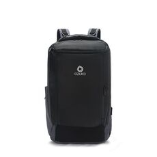 Ozuko 9060 Zaino a tracolla USB impermeabile di grande capacità, dimensioni: piccolo, 30x15x50cm (grigio)