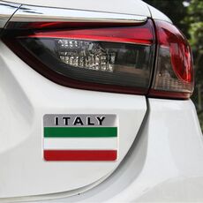 Adesivo decorativo distintivo per auto in metallo a forma di scudo