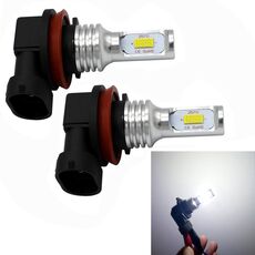 2 PCS H8 / H11 72W 1000LM 6000-6500K Super Brillante Bianco Auto Bianco Auto LED Lampadine LED, DC 12-24V