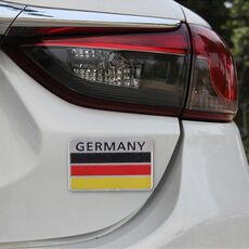 Adesivo per auto in metallo stile bandiera della Germania