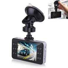 K6000 DVR per auto video Full HD 720P grandangolare da 2,3 pollici a 90 gradi, supporto scheda TF (32 GB massimo) / rilevamento del movimento, con 2 luci di riempimento per visione notturna