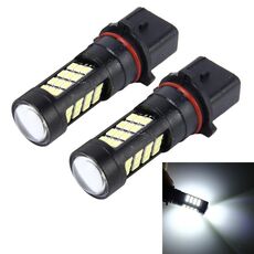 2 PCS P13W 10W 650 LM 6000K Fendinebbia per auto con 42 lampade LED SMD-2835, DC 12V (luce bianca)
