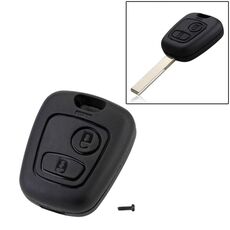 2 PCS Cover per portachiavi con telecomando per auto per PSA Peugeot Citroen