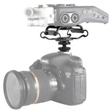 BOYA BY-C10 Microfono per fotocamera universale Shockmount con attacco per slitta (nero)