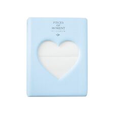 HOWN Cuore 64 tasche Photo Book Photo Photo Album Titolare della scheda per Fujifilm Instax Mini 8/7 / 70/25 / 50s / 90 (Sky Blue)