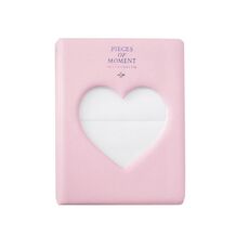 Cuore vuoto 64 tasche Photo Book Photo Book Nome Titolare della carta per Fujifilm Instax Mini 8 / 7s / 70/25 / 50s / 90 (rosa)