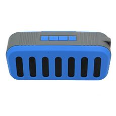 NUOVOXING NR-2013 TWS Auto Speaker Bluetooth a forma di condotto con canalizzazione (blu)