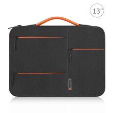 HAWEEL 13.0 pollici Custodia con cerniera Custodia con cerniera Borsa per laptop per MacBook, Samsung, Lenovo ThinkPad, Sony, Dell Alienware, Chuwi, Asus, HP, 13 pollici -13.5 pollici (nero)
