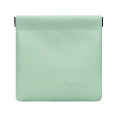 2 PCS Baona Auricolare Data Cable Sacchetto di stoccaggio Mini Borsa auricolari portatili U disco auricolare, Dimensioni: Piccolo (verde della menta)