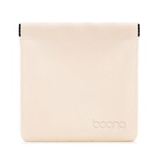 2 PCS Baona Auricolare Cable Cable Sacchetto di stoccaggio Mini Borsa auricolari a disco U portatile, Dimensioni: Piccolo (albicocca leggera)