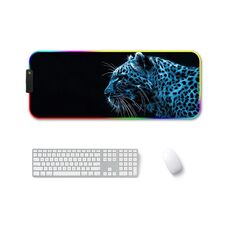 300x800x3mm F-01 Gomma Trasferimento termico RGB RGB Pad Mouse antiscivolo luminoso (LED Ghiaccio)