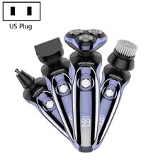 Sportsman SM-530 Electric Home Branco da barba multifunzione Ricarica Acqua Digitale Acqua Digitale Rasoio, Specifica: US Plug (viola)