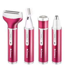 Deposito di depilazione elettrica di depilazione sicura di Marske per le donne (US Plug viola rosso)