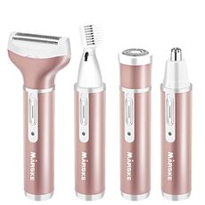 Dispositivo di depilazione elettrica di depilazione sicura di Marske per le donne (US Plug Rose Gold)