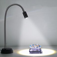 Led Jewelry Photo Spotlights Lampade da tavolo Prendere Wenwan Diamond Jadeite Jade Lights Live Lights Fill Spotlight Spotlight può essere regolato, Stile: Ritratto di famiglia singola testa