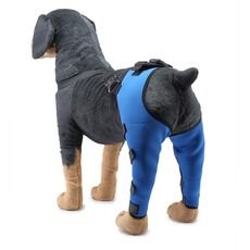 Pet Dog Gambe Ginocchio Guardia Chirurgia Infortunio Copertura protettiva, Dimensioni: M (blu)