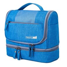 Sacchetto di stoccaggio di trucco di viaggio RH523 Borsa per separazione anti-muffa impermeabile Anti-mucchio grande-Capacità del pacchetto di separazione a secco portatile (blu)
