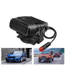 12v Black Car Riscaldatore freddo e caloroso Sbrinamento del vento e Snow Demster