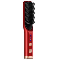 2 in 1 curling e raddrizzatura Dual-usad mini raddrizzatore per capelli multifunzione, colore: rosso