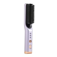 2 in 1 curling e raddrizzatura Dual-usad mini raddrizzatore per capelli multifunzione, colore: viola