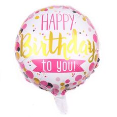 10 pezzi da 18 pollici Round Birthday Birthday Film Film Palloncini Palloncini di Compleanno Party Scene Decoration Balloons (B)