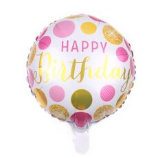 10 PCS 18 pollici Round Birthday Birthday Film Pellicola Palloncini Festa di compleanno Decorazione Scena Decorazione palloncini (M)