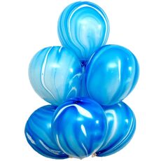 100 pc da 10 pollici Agata Latex Balloon Balloon Festival di nozze Party Balloon decorativo (blu)