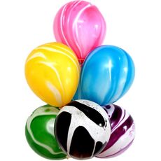 100 pz 10 pollici Agata Latex Balloon Balloon Festival di nozze Party Balloon decorativo (colore misto)