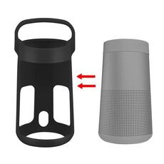 Per Bose SoundLink Revive Bluetooth Speaker Silicone Protective Cover Portabicchiere portatile (nero)