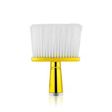 P6424 Parrucchiere spazzole per capelli spazzole per capelli parrucchieri in nylon morbido spazzole per la pulizia della casa parrucchieri per capelli rasatura spazzole per capelli rotto (oro)