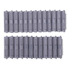 F2001 25 in 1 Perm Bar Styling Fluffy Perm Clip Hair Clip Hair Salon Barber Shop Strumenti di parrucchieri (Grigio)
