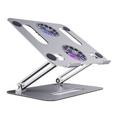 Boneruy P43F in lega di alluminio pieghevole supporto per computer notebook notebook supporto per notebook, colore: argento